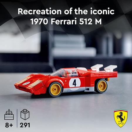 LEGO Speed Champions: 1970 Ferrari 512 M - 291 Piece Building Kit [LEGO, #76906] LEGO LEGO