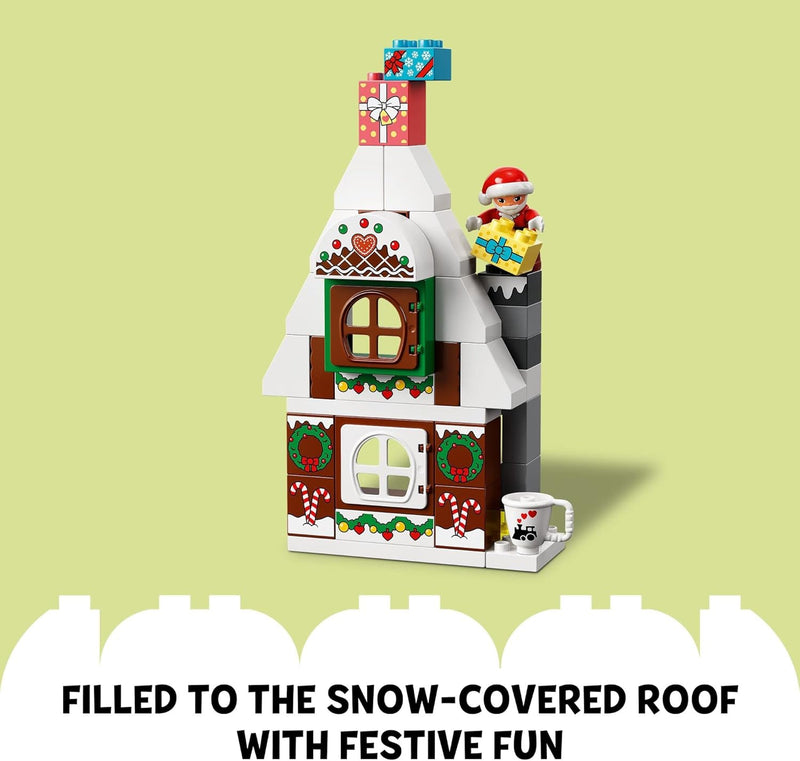 LEGO Duplo Santa's Gingerbread House – 50 Piece Holiday Building