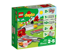 LEGO DUPLO: Train Tracks 23 Piece Building Kit [LEGO, #10882