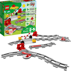 LEGO DUPLO: Train Tracks - 23 Piece Building Kit [LEGO, #10882] LEGO Lego   