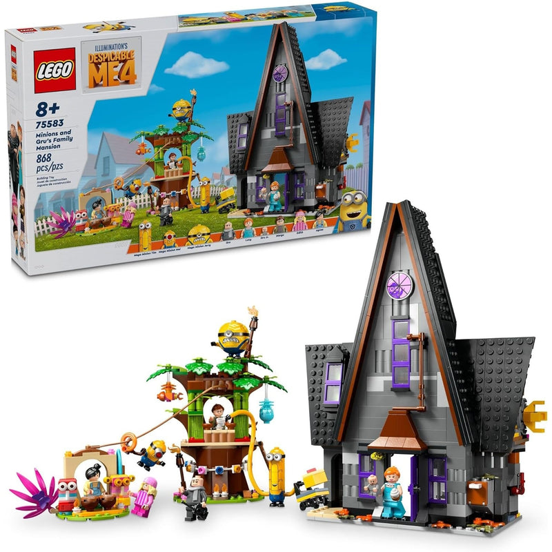 LEGO: Despicable Me 4 Minions and Gru's Family Mansion [LEGO, #75583] Toys & Games LEGO