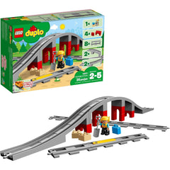 LEGO: Duplo Train Bridge and Track - 26 Piece Building Kit [LEGO, #10872] LEGO Lego