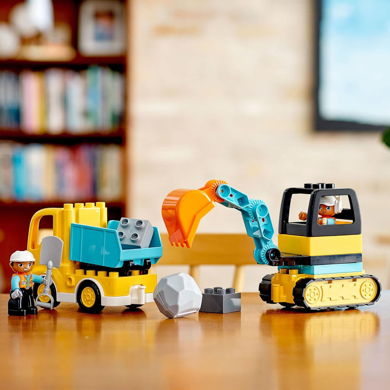 LEGO Duplo: Truck and Tracked Excavator - 20pcs [LEGO, #10931] LEGO LEGO