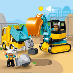 LEGO Duplo: Truck and Tracked Excavator - 20pcs [LEGO, #10931] LEGO LEGO