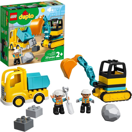 LEGO Duplo: Truck and Tracked Excavator - 20pcs [LEGO, #10931] LEGO LEGO