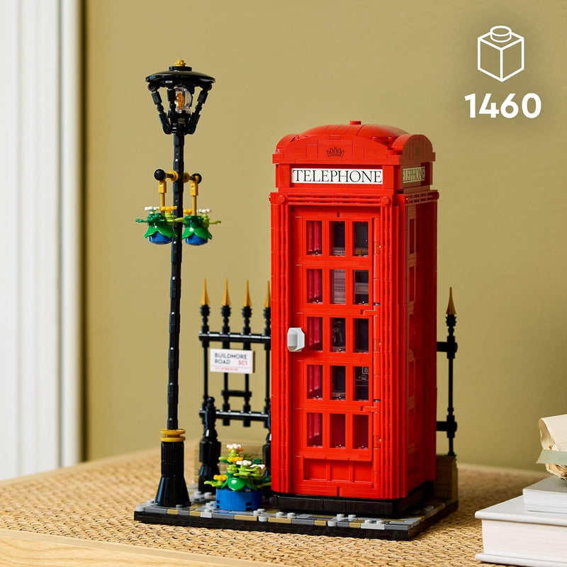 Ideas: Red London Telephone Box - 1460pcs [LEGO, #21347] LEGO LEGO