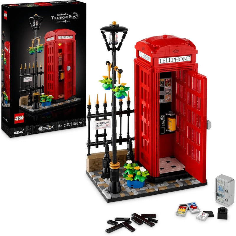 Ideas: Red London Telephone Box - 1460pcs [LEGO, #21347] LEGO LEGO