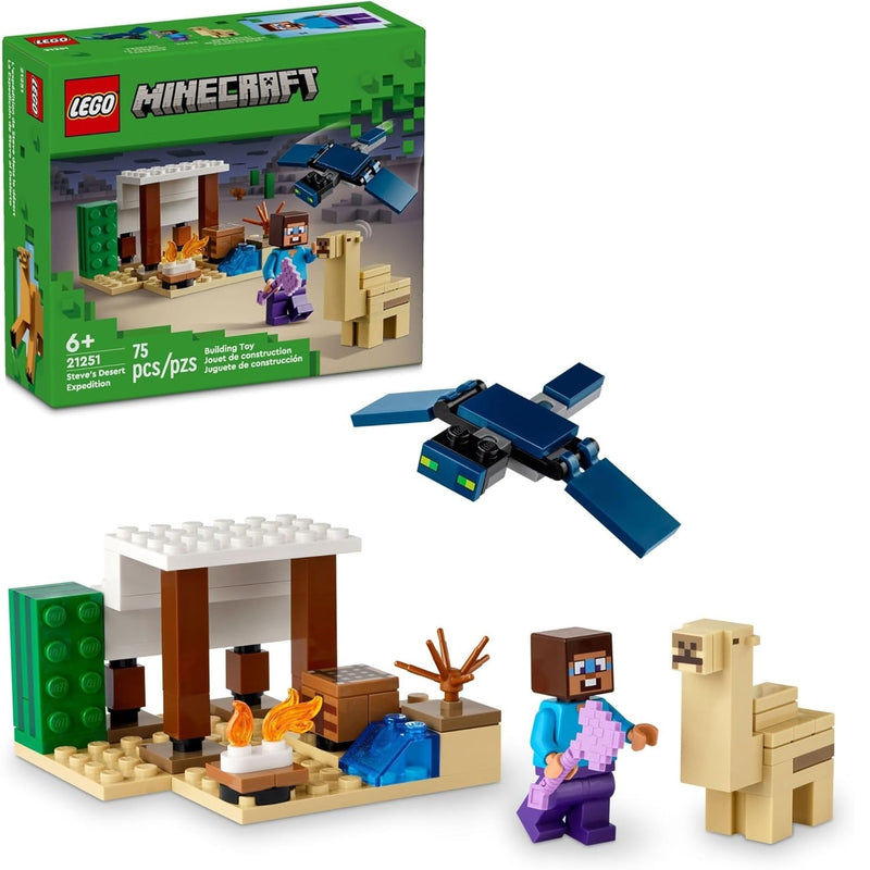 LEGO Minecraft: Steves Desert Expedition 75 Pieces [LEGO, #21251] LEGO LEGO