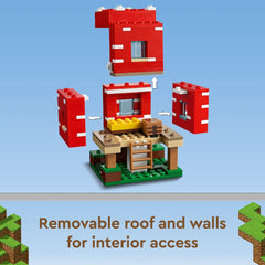 LEGO: Minecraft The Mushroom House - 272 Piece Building Kit [LEGO, #21179] LEGO LEGO