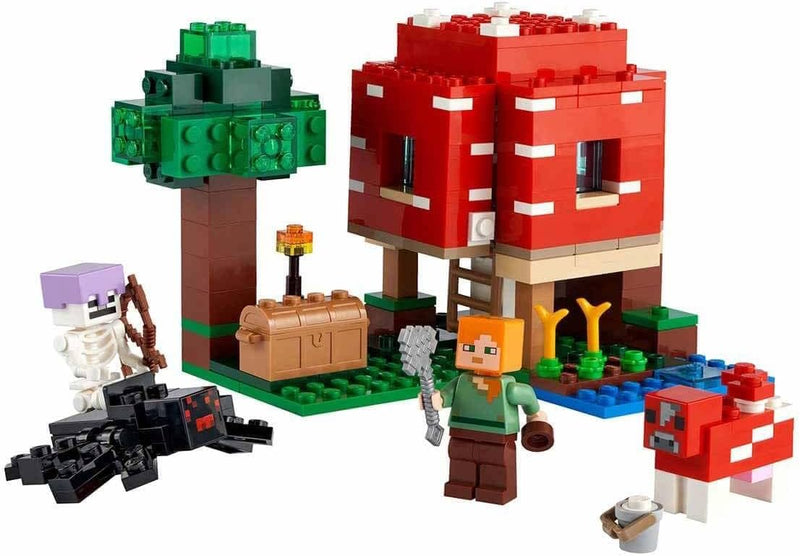 LEGO: Minecraft The Mushroom House - 272 Piece Building Kit [LEGO, #21179] LEGO LEGO