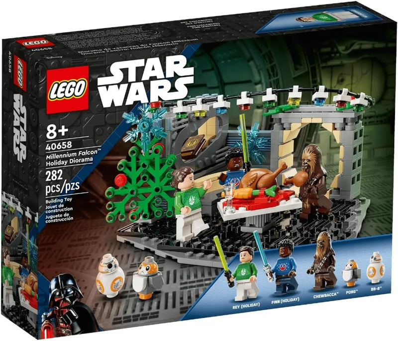 LEGO: Star Wars Millennium Falcon Holiday Diorama - 282 Piece Building Kit [LEGO, #40658] LEGO LEGO   