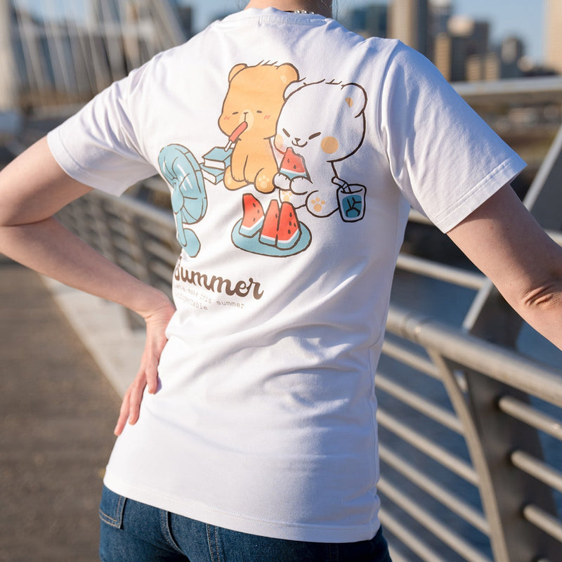 Summer Watermelon T-Shirt T-Shirts Milk Mocha Bear