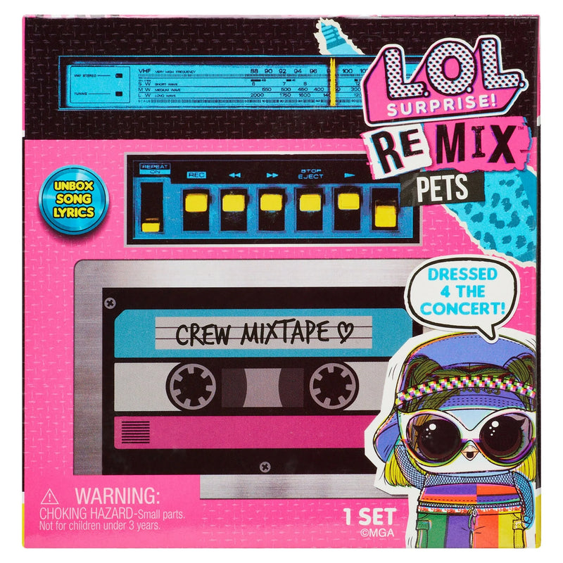 L.O.L Surprise Remix Pets - 9 Surprises with Real Hair & Surprise Song Lyrics LOL Toys & Games LoL Surprise   