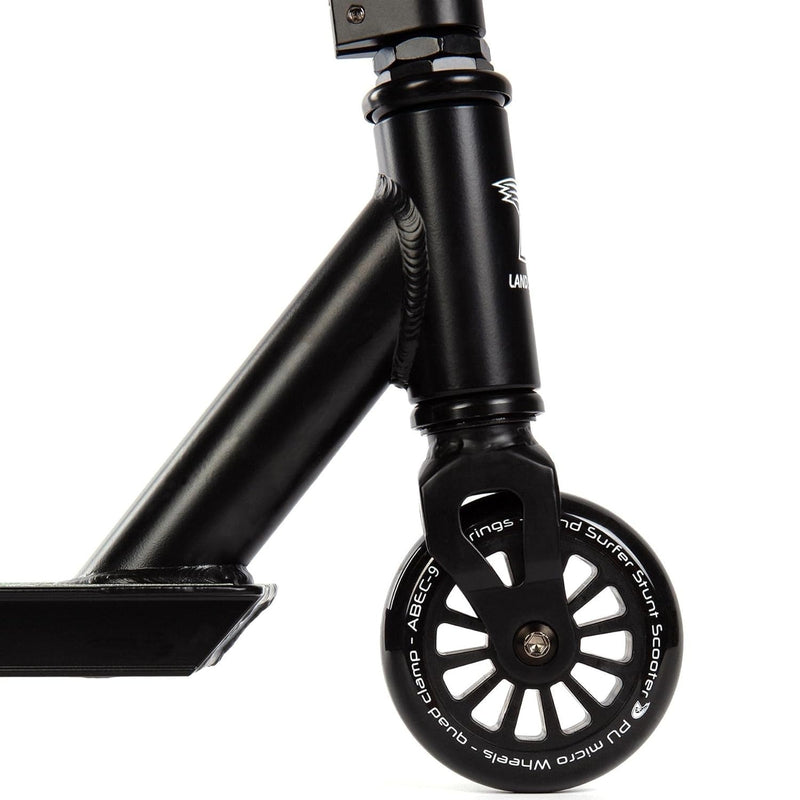 Land Surfer: Stunt Scooter - Black Skull Toys & Games Land Surfer