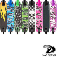 Land Surfer Stunt Scooter - Purple Skull Toys & Games Land Surfer