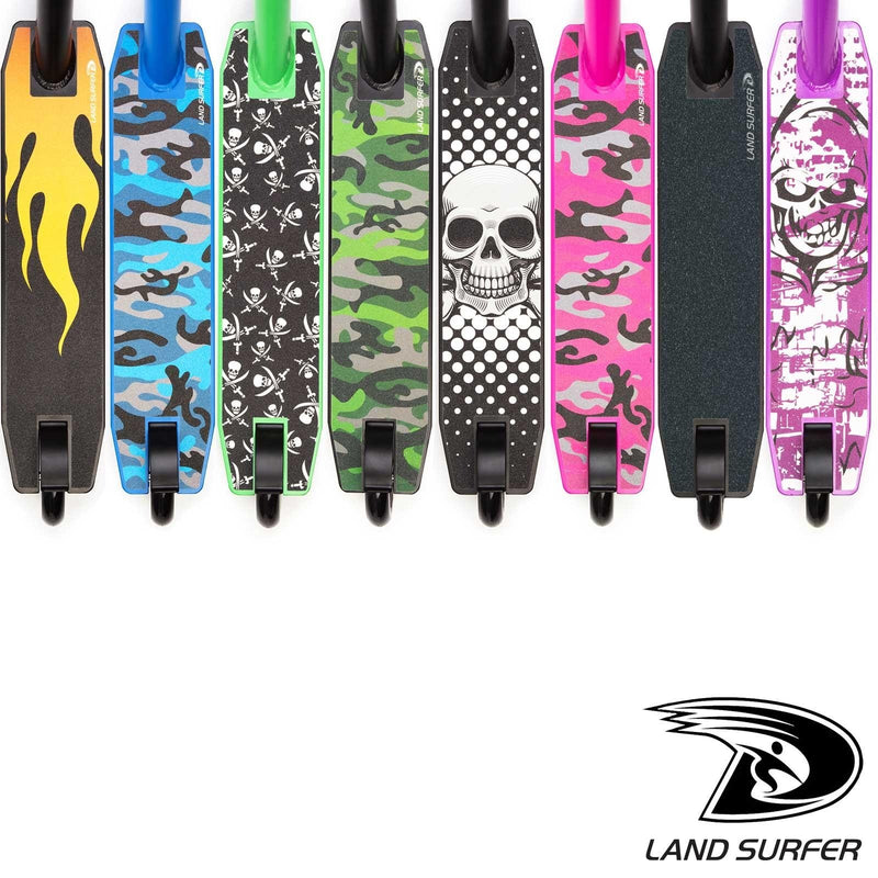 Land Surfer Stunt Scooter - Purple Skull Toys & Games Land Surfer