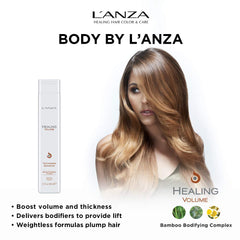 LANZA Healing Volume Thickening Shampoo 1 L (33.8 fl oz) Shampoo LANZA