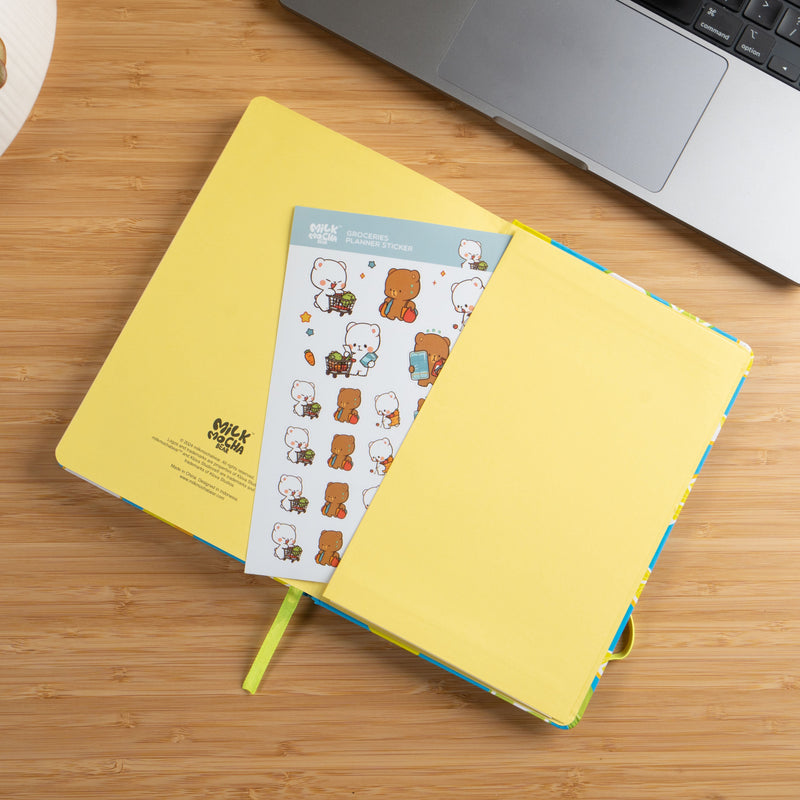 milkmochabear: Squeeze the Day - Dot Grid Notebook Notebooks & Notepads Milkmochabear   