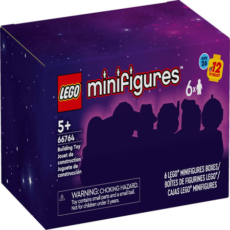 LEGO: Minifigures Space 6 Pack - 54 Piece Building Kit [LEGO, #66764, Series 26] LEGO Lego   