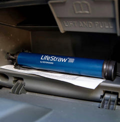 LifeStraw By Vestergaard - Navy Blue (4-Pack) For Travel, Hiking, Personal, Camping, Survival & Emergency Home and Hardware LifeStraw