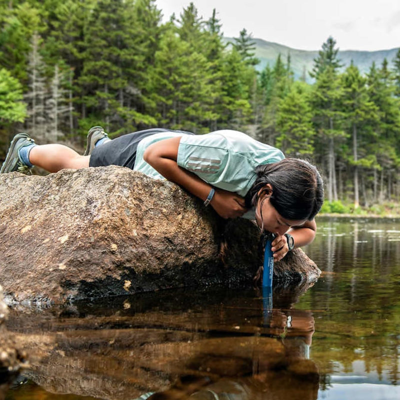 LifeStraw By Vestergaard - Navy Blue (4-Pack) For Travel, Hiking, Personal, Camping, Survival & Emergency Home and Hardware LifeStraw