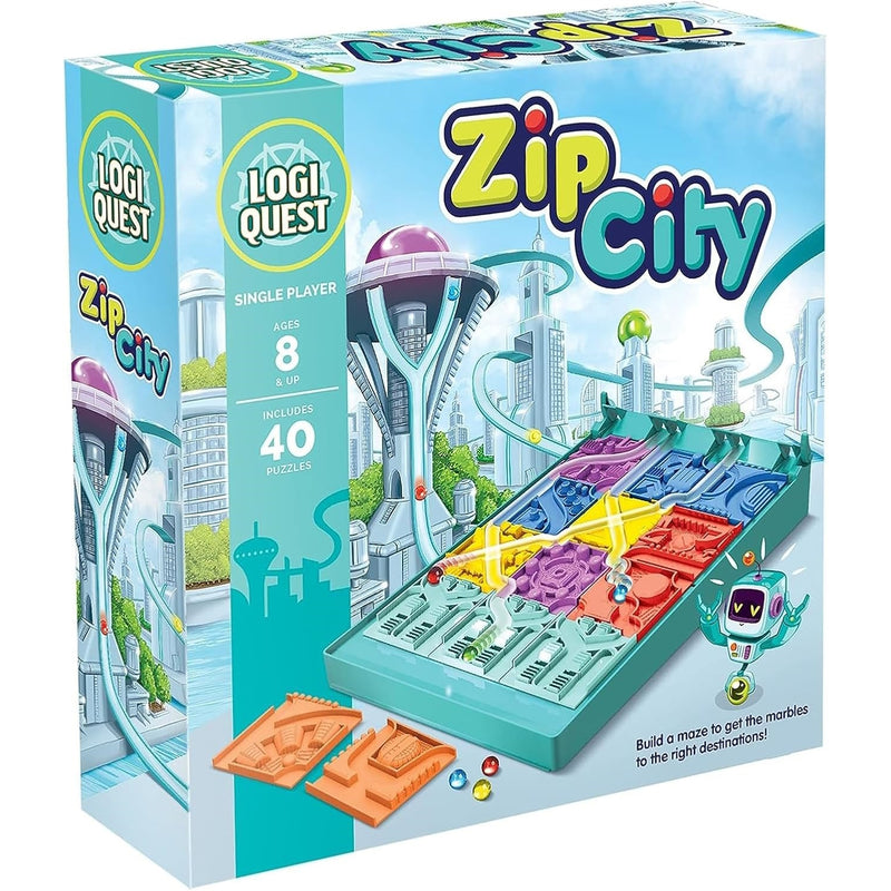 Logiques - Zip City [Board Games, 1 Player] Board Game Asmodee   