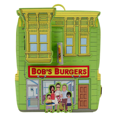 Loungefly: Bob's Burgers Restaurant Mini Backpack Clothing and Apparel Loungefly