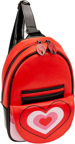 Loungefly: CN Power Puff Girls - Him Sling Crossbody Bag Clothing and Apparel Funko