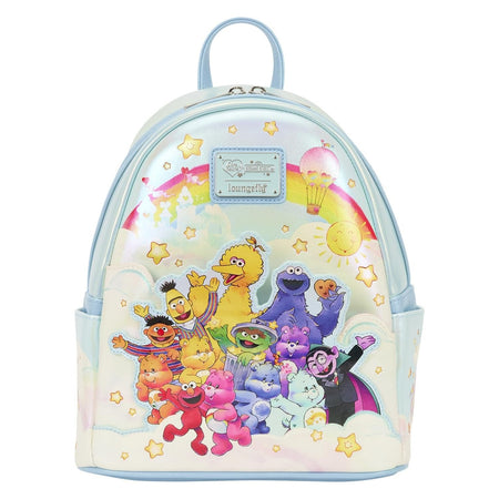 Loungefly: Care Bears X Sesame Street Mini Backpack Clothing and Apparel Loungefly