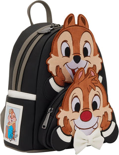 Loungefly: Chip and Dale Two Chips and A Miss Mini Backpack Clothing and Apparel Loungefly
