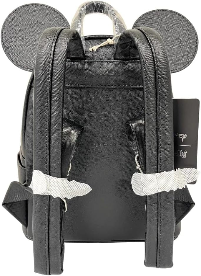 Loungefly: Disney Mickey Mouse Mini Faux Leather Backpack Clothing and Apparel Loungefly