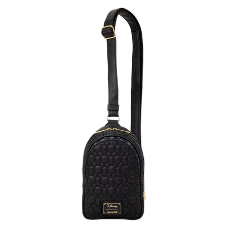 Loungefly Disney: Mickey Silhouette Convertible Sling Bag Clothing and Apparel Loungefly
