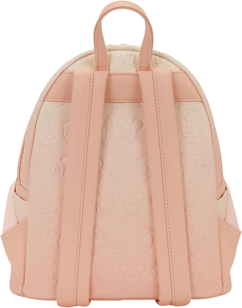 Loungefly: Disney Mickey and Friends Mini Backpack - Pink and White Clothing and Apparel Loungefly