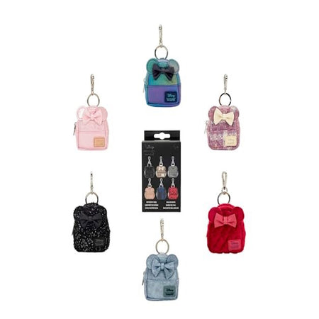 Loungefly: Disney - Minnie All That Glitters Mystery Mini Backpack Bag Charm Clothing and Apparel Loungefly