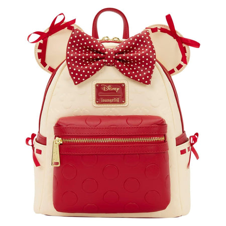 Loungefly: Disney - Minnie Rock the Dots Mini Backpack Clothing and Apparel Loungefly