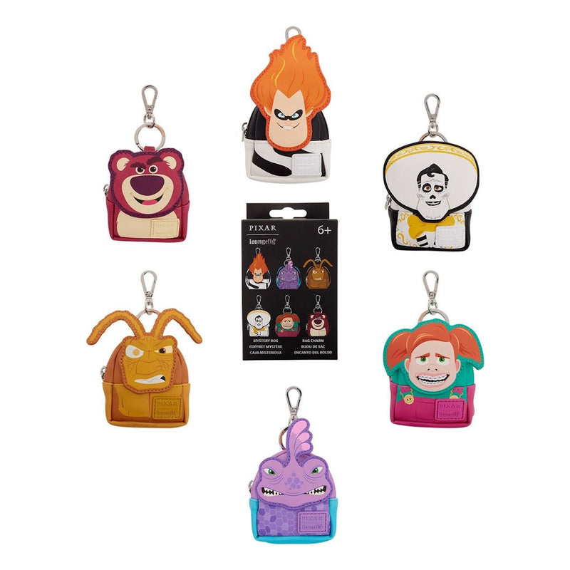 Loungefly Disney: Pixar Rivals Mystery - Mini Backpack Bag Charm Clothing and Apparel Loungefly