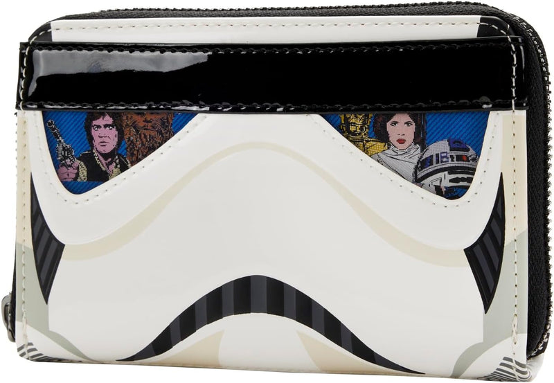 Loungefly Disney: Star Wars - Stormtrooper Zip Around Wallet Clothing and Apparel Loungefly