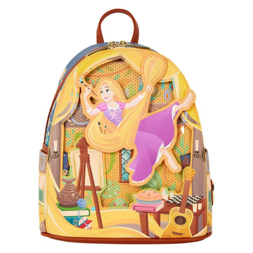 Loungefly Disney: Tangled Collection - Mini Backpack Clothing and Apparel Loungefly