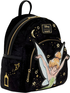 Loungefly: Disney - Tinkerbell Pixie Dust Velvet Mini Backpack Clothing and Apparel Funko