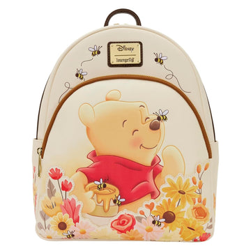 Loungefly: Disney Winnie The Pooh Mid Size Backpack Clothing and Apparel Loungefly