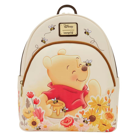 Loungefly: Disney Winnie The Pooh Mid Size Backpack Clothing and Apparel Loungefly