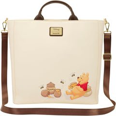 Loungefly: Disney Winnie the Pooh Perforated Tote Bag Clothing and Apparel Loungefly