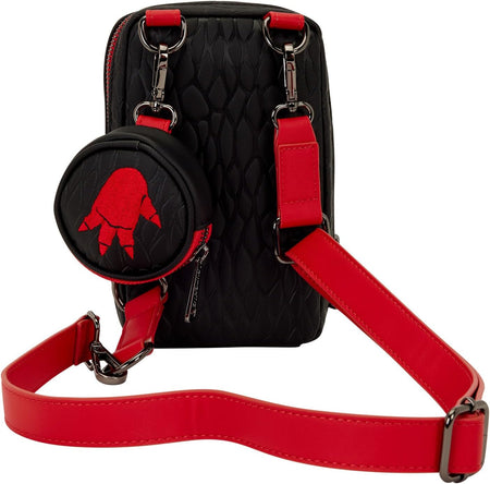 Loungefly: Godzilla Cellphone Crossbody Bag Clothing and Apparel Loungefly