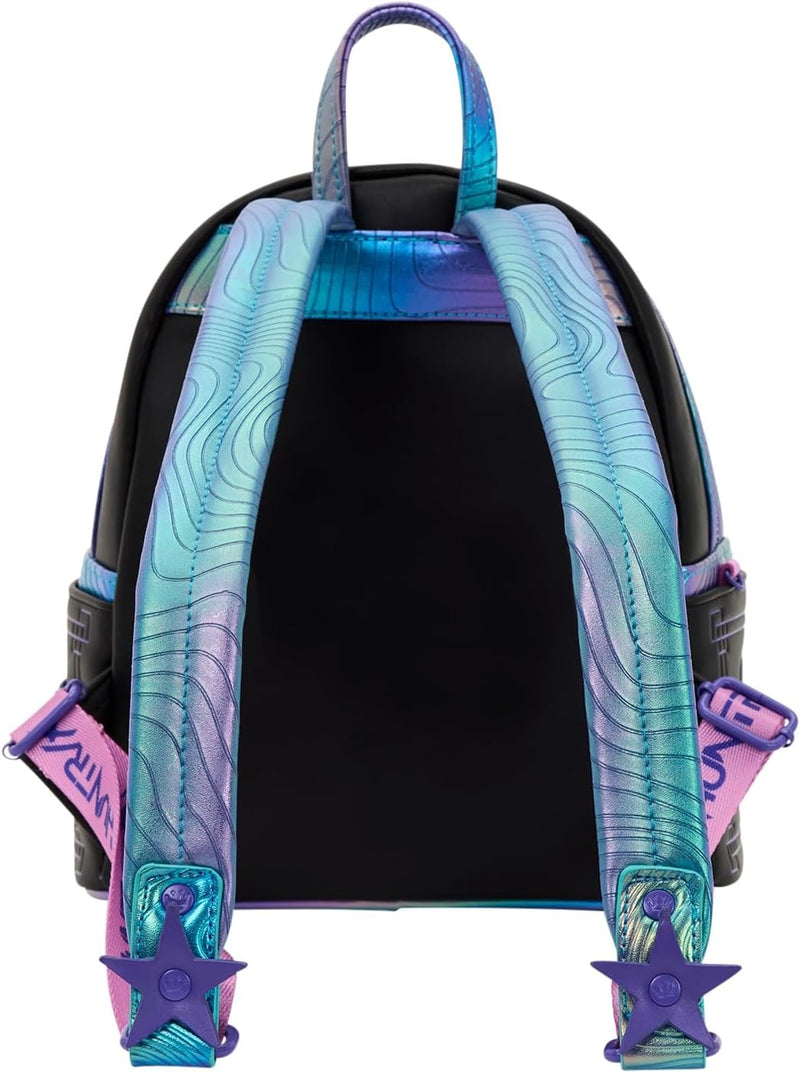 Loungefly: Kpop Demon Hunters Mini Backpack with Photo Card Clothing and Apparel Loungefly