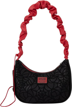 Loungefly: Marvel Spider-Man - Spider Web Shoulder Bag Clothing and Apparel Loungefly
