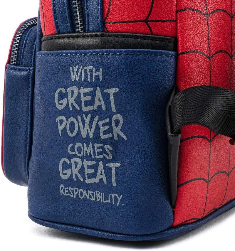 Loungefly: Marvel Spiderman Classic Mini Backpack Clothing and Apparel Loungefly