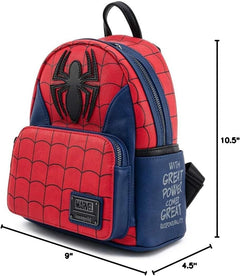 Loungefly: Marvel Spiderman Classic Mini Backpack Clothing and Apparel Loungefly