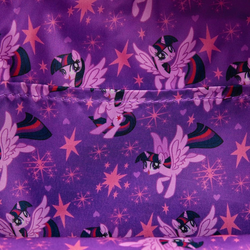 Loungefly: My Little Pony Friendship Is Magic Twilight Sparkle Mini Backpack Clothing and Apparel Loungefly
