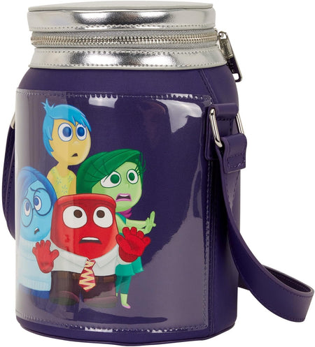 Loungefly: Pixar - Inside Out 2 Bottled Up Emotions Crossbody Bag Clothing and Apparel Loungefly