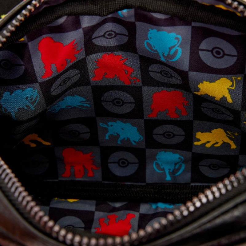 Loungefly Pokemon: Legendary Dogs Sling Bag with Coin Bag Clothing and Apparel Loungefly